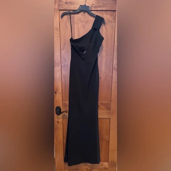 Revolve - Katie May Elegant Black Evening Gown - Picture 3 of 4